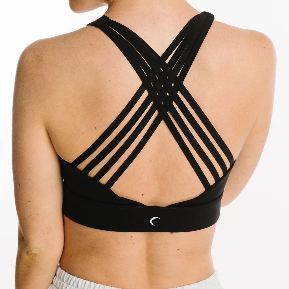 ZYIA Black Weave Bra